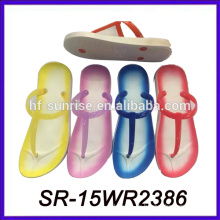 Sandalia de la sandalia de la manera del diseño de la sandalia colorida
